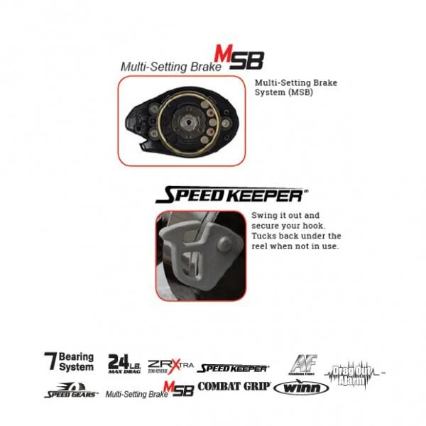 Lew's Super Duty 300 Speed Spool 3 Lew's Super Duty 300 Speed Spool - Afbeelding 3