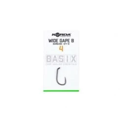 Korda Basix Wide Gape Hooks Barbless -Vissen Winkel 1540981Korda Basix Wide Gape Hooks Barbless 6