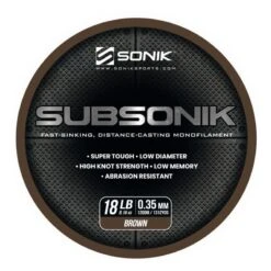 Sonik Subsonik Monofilament Brown 1200M -Vissen Winkel 2308310Sonik Subsonik Monofilament Brown 1200M 3 1