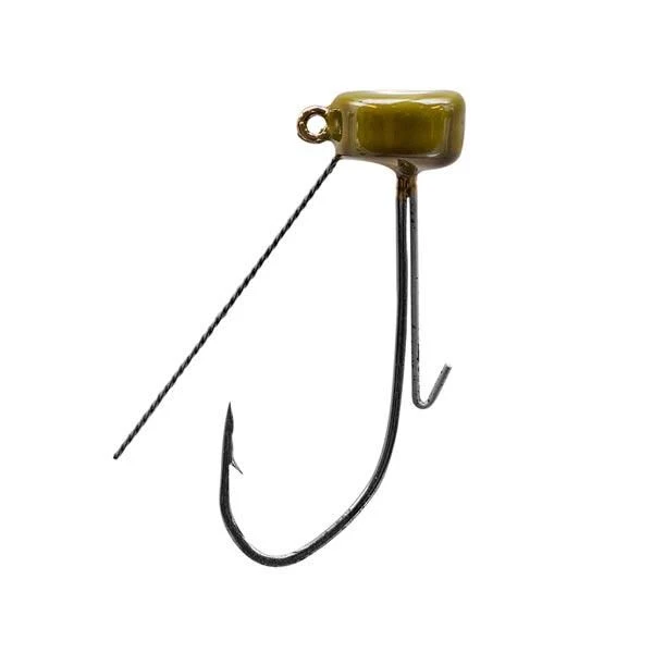 Strike King Tour Grade Ned Rig Weedless Head Green Pumpkin