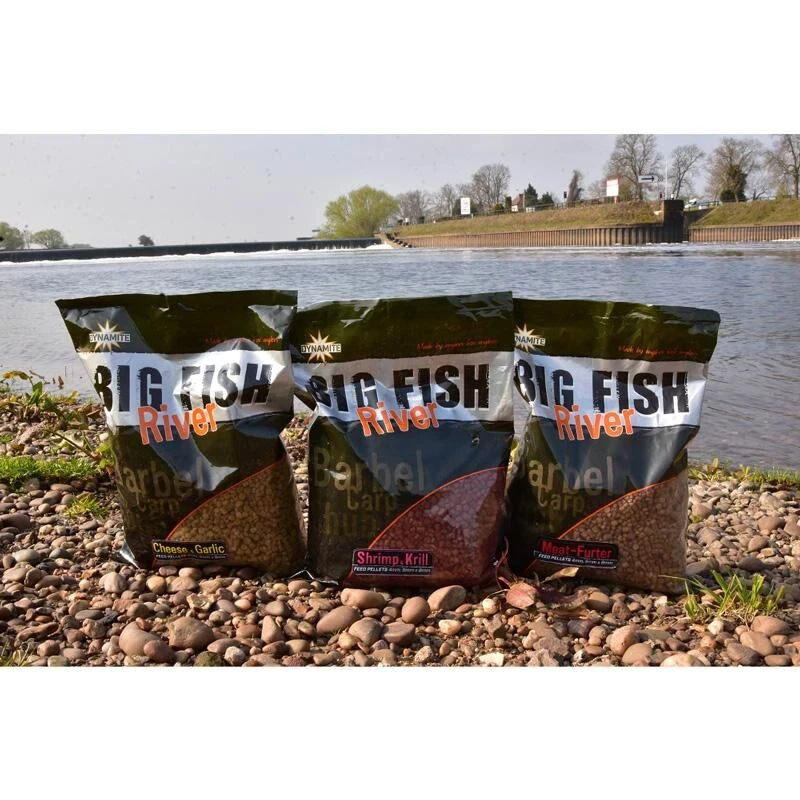 Dynamite Big Fish River Pellets Cheese & Garlic 4-6-8mm 1.8kg 3 Dynamite Big Fish River Pellets Cheese & Garlic 4-6-8mm 1.8kg - Afbeelding 3