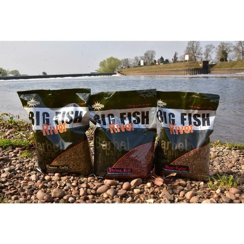 Dynamite Big Fish River Pellets Shrimp & Krill 4-6-8mm 1.8kg 3 Dynamite Big Fish River Pellets Shrimp & Krill 4-6-8mm 1.8kg - Afbeelding 3