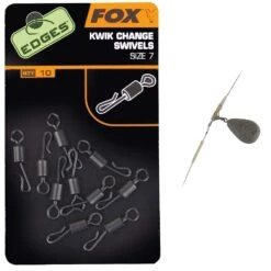 Fox Edges Kwik Change Swivels Size 7