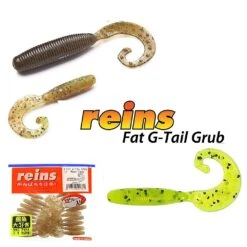 Reins Fat G-Tail Grub 4inch